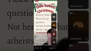 Бог ненавидит Рождество. Прямая трансляция женского учения.