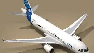 3D Model of A320-200 airbus Review