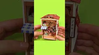 Making Tiny Jam Shop! 🏡🍓🍊🍋 #diy #miniature #barn #booknook