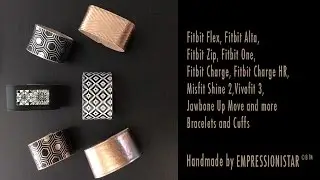 Как носить Fitbit Flex, Fitbit Alta, Fitbit Charge HR, Misfit Shine, Empressionistar, браслеты и манжеты.