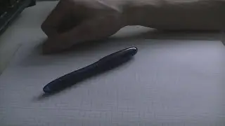 asmr writing with a scratchy pen (random thoughts)