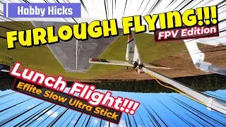 eFlite Slow Ultra Stick ✈️ Увольнительный полет