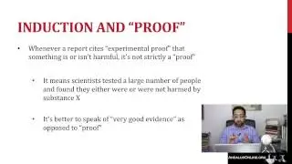 Proof vs. Good Evidence in Science