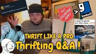 Thrift Like A Pro: Thrifting Q&A! | (Thrifting Tips, Small Business Advice, Brand Direction & More)