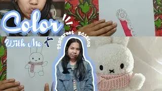 &deg;Color With Me 🎨 | Pinterest Inspired Plushie Drawing & Coloring | Cozy Art Vlog&deg;