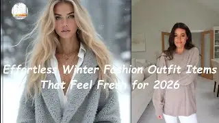 Effortless Winter Fashion Outfit Items That Feel Fresh for 2026