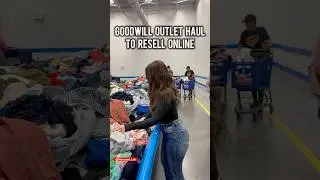 Goodwill Outlet Bins Haul to Resell