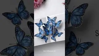 Diy Popup butterfly card idea 🦋✨