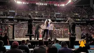 Valentina Shevchenko vs Jessica Andrade at UFC 261 [4k60fps, Front Row Fan Shot Footage]