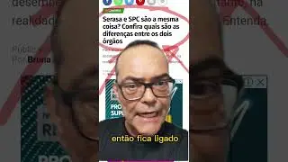 SPC / SERASA DIFEREN&Ccedil;AS?  #credito #serasa #spc #nomelimpo
