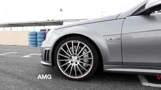 Mercedes C63 AMG - On Track