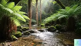 Calm Water Flow in the Silent Forest | Peaceful Nature Sounds