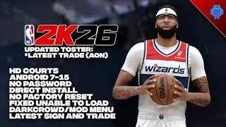 NBA 2K20 TO 2K26 UPDATED ROSTER V97 AND V98 | WITH MOD MENU | KYRIE V2 EDITION | NEW SIGN AND TRADE