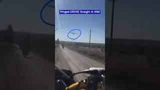 Russian Sodlier Safely Pass Winged Kamikaze Drone Attack!