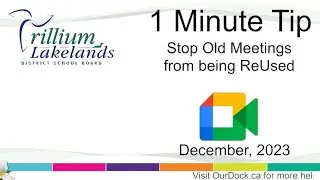 1 MinTip - Close Old Meets
