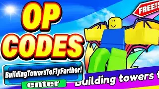 ALL NEW *SECRET CODES* IN ROBLOX BUILDING TOWERS TO FLY FARTHER (Building towers to fly farther)