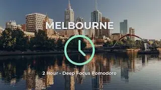 Pomodoro in Melbourne | Calm Day Focus for Studying & Deep Work