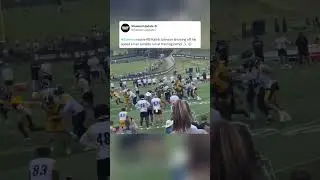 #Steelers rookie RB Kaleb Johnson shows off his speed at training camp! 🏃💨  #NFL