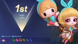 COMMANDER ANGELA MANGERIKAN COMBO ELEMTALIST || LOUYI MAGE DARAHNYA GAK BERKURANG || Mobile legends