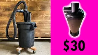 CHEAP! $30 AMAZON DUST SEPARATOR CYCLONE REVIEW - FLINTFACE Makes!