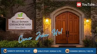 January 24, 2026 | Live Sabbath Worship | Belle Garden Church of God 7th Day