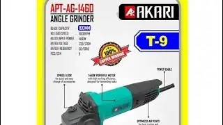 Best angle grinder under 2000 | Akari 1460 watts copper grinder | APT-AG-1460 | AKARI POWER TOOLS