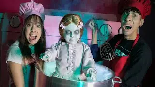 Baking Haunted Recipes with our Creepy Doll! (Baker's Core)