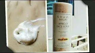 Khadi Apricot face scrub review