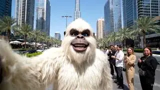From the Himalayas to Dubai: Watch a Yeti Turn Vlogger!