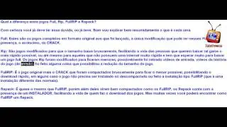 Saiba a diferen&ccedil;a entre games Full, Rip, FullRIP e Repack