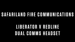 LIBERATOR V REDLINE DUAL COMMS HEADSET