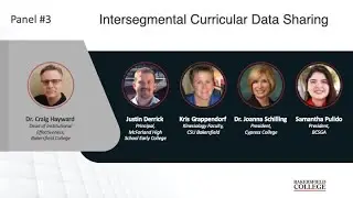 Panel 3: Curricular Data Sharing from BC's Intersegmental Pathways Symposium