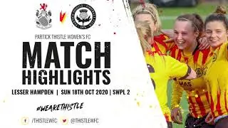 Queen's Park WFC v Partick Thistle WFC - Match Highlights - 18th October 2020