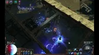 Path Of Exile gameplay - triple arc totem & dual cursing - 67 Arcade
