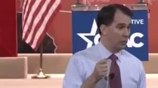 Scott Walker - If I can take on 100,000 protestors, I can take ISIS
