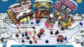 Club penguin the beta test party!
