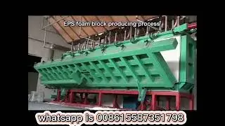 vacuum eps foam block production line，vacuum styrofoam foam block machine