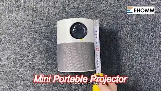 m1 mini full hd android projector unique cylindrical projector with free carry bag / mini tripod