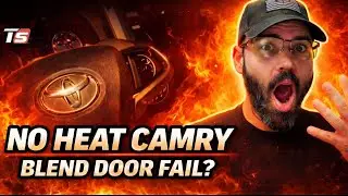 Toyota Camry AC Stuck on Cold? Blend Door Servo Motor Diagnosis (NO CODES) | LIVE