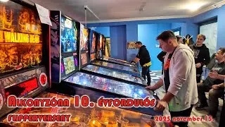 Alkonyz&oacute;na 10.&eacute;vfordul&oacute;s flipperverseny - Csorna #alkonyzona #pinball  #flipper#ifpa #flipperverseny