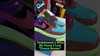 WOW!! Undefeated x Nike Air Force 1 Low &ldquo;Fauna Brown&rdquo; #shorts  #nike