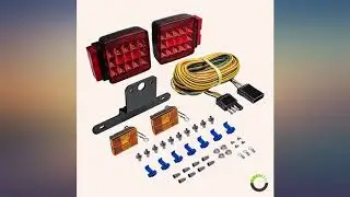 LED Trailer Light Kit [DOT FMVSS 108] [SAE S2T2IA//APC] [TBT & License Plate Light review