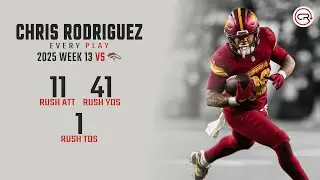 Chris Rodriguez Week 13 Highlights | Every Run vs Broncos
