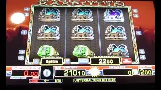 Action am Spielautomat! Pyramid of Power, Gold Frenzy & Magic Monk Rasputin! Highroller bis 4&euro; Fach!