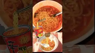 Aesthethic kimchi ramen || #cooking #anime #naruto #fypシ゚ #asmr #food #korean #bts