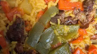 One pot quick meal for my sons.neck bones & rice. they didn&rsquo;t want the fresh fried cabbage tonight❤️