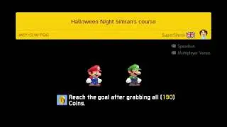 Gameplay of Halloween Night Simran's Course on Super Mario Maker 2 | SuperGamingKidz2020