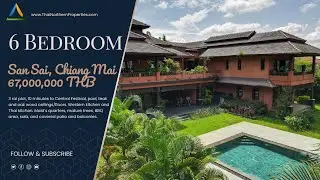 6 Bedroom Pool Villa on Large Plot in San Sai