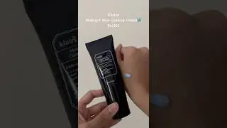 Klairs Midnight Blue Calming Cream🦋 #skincare #klairs #koreanskincare