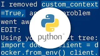 Docker SDK for Python: how to build an image with custom Dockerfile AND custom context